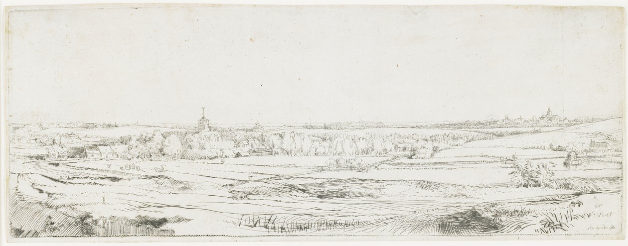 Pole złotnika, 1651 r. autorstwa Rembrandt van Rijn