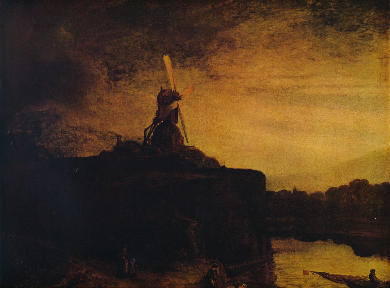 Młyn, 1645-1648 autorstwa Rembrandt van Rijn