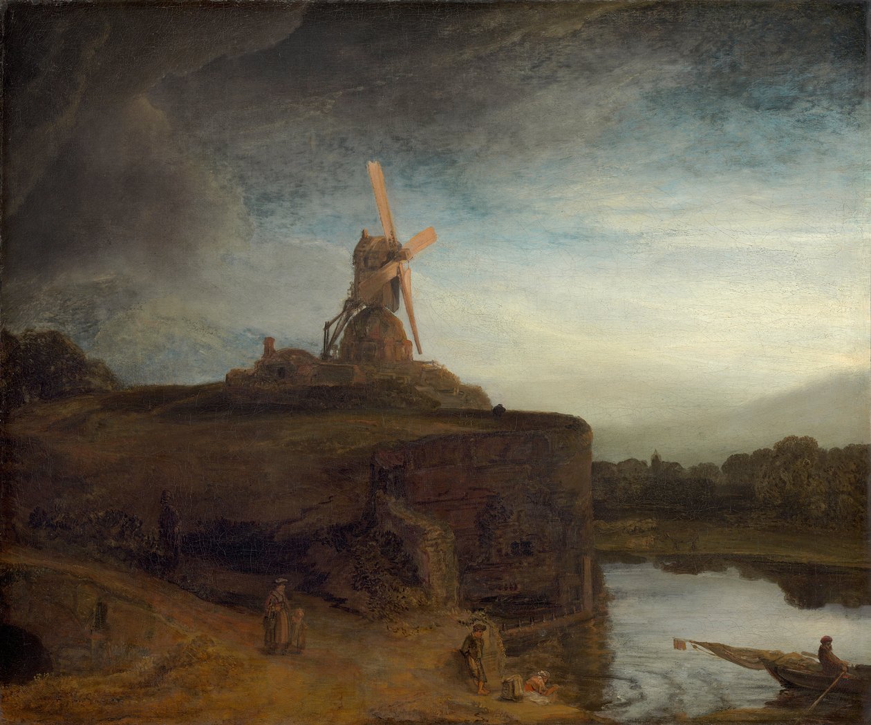 Młyn, 1645-48 autorstwa Rembrandt van Rijn