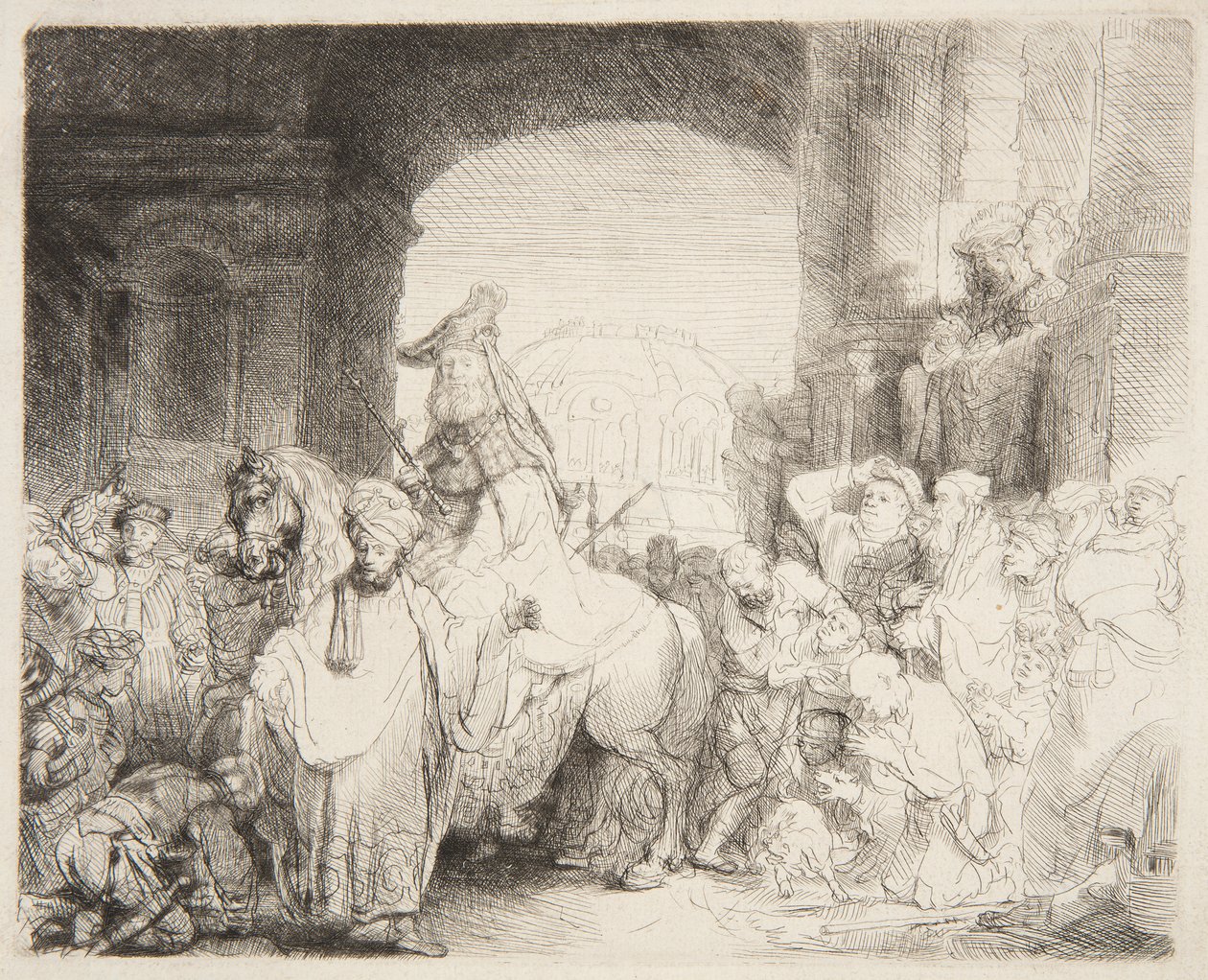 Triumf Mardocheusza autorstwa Rembrandt van Rijn