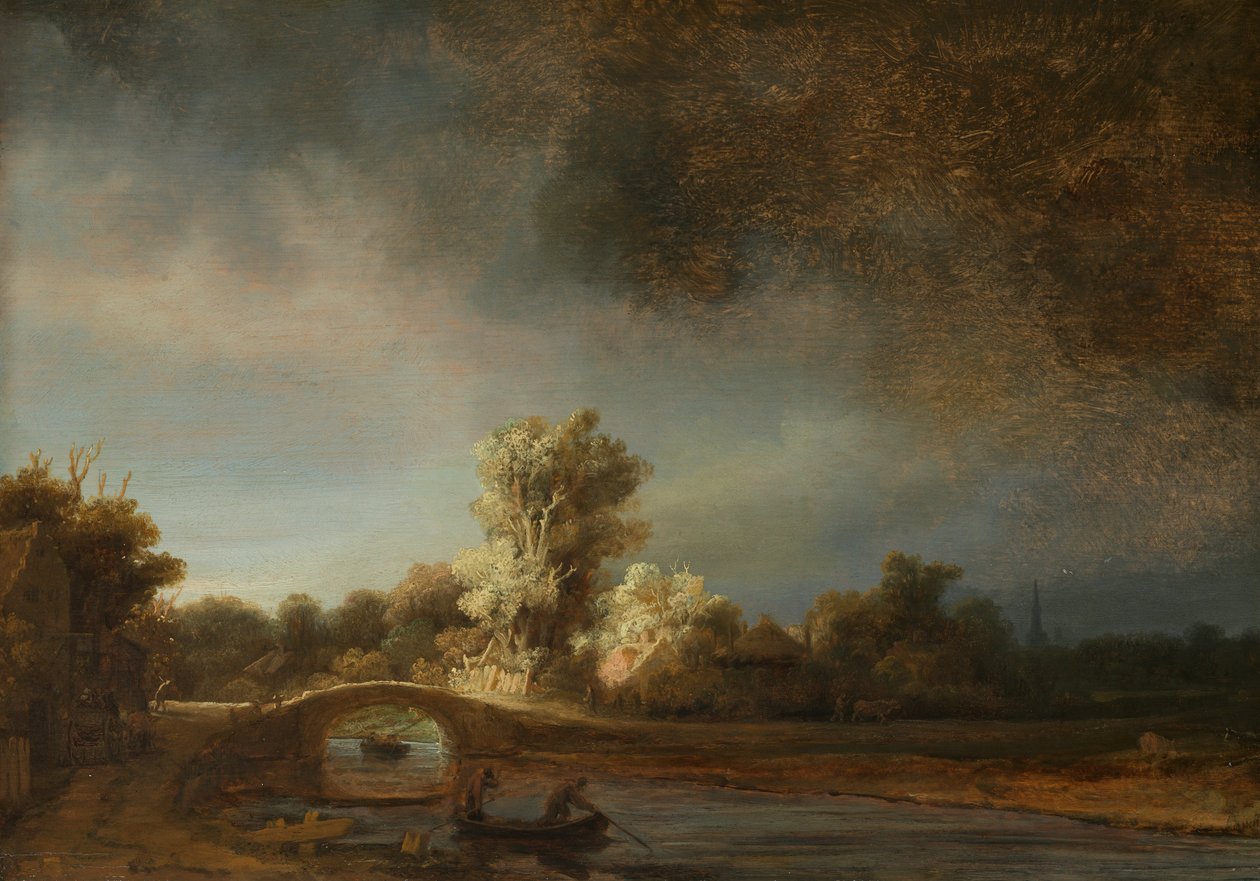 Kamienny Most autorstwa Rembrandt van Rijn