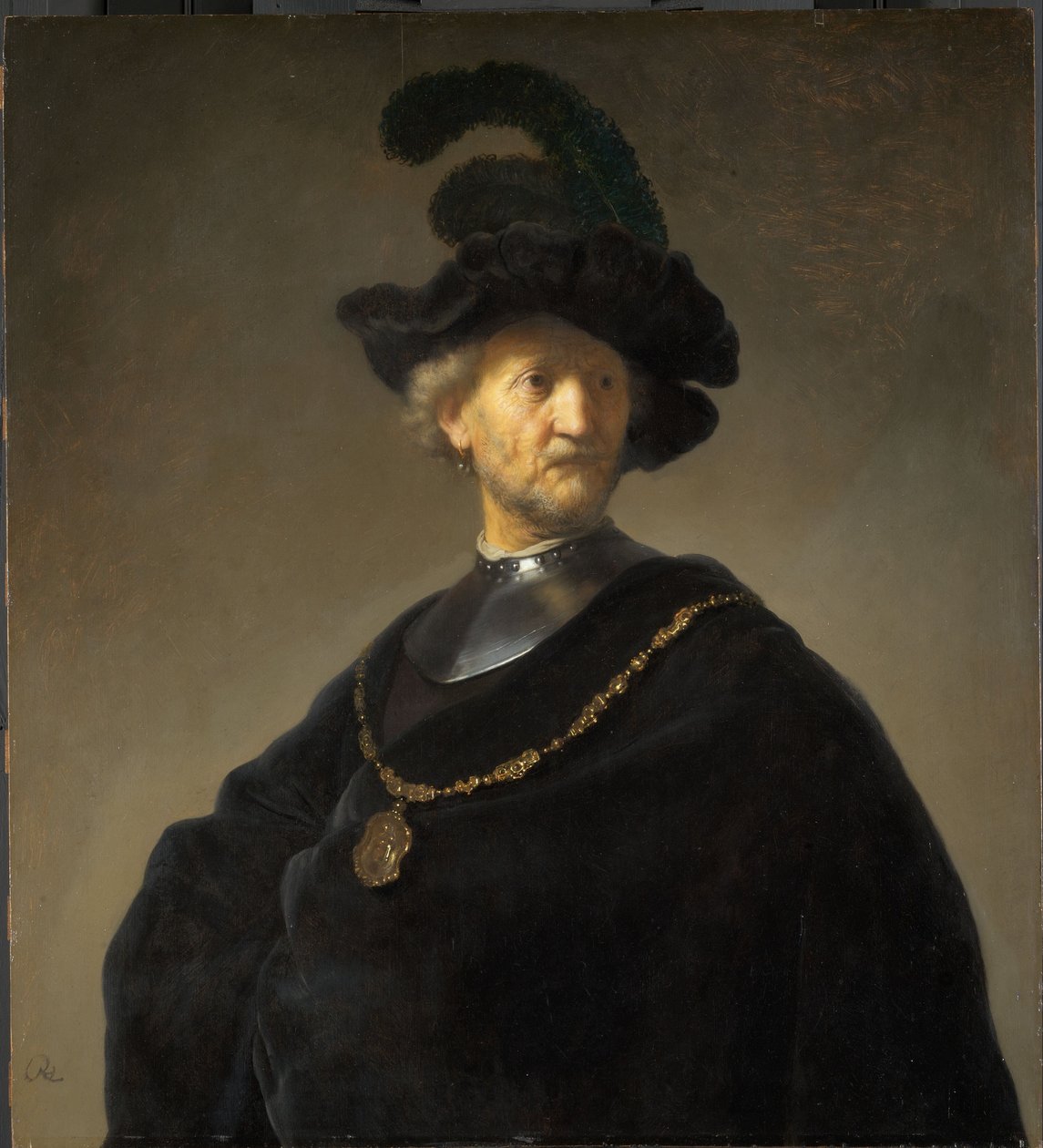 Stary człowiek ze złotym łańcuchem autorstwa Rembrandt van Rijn