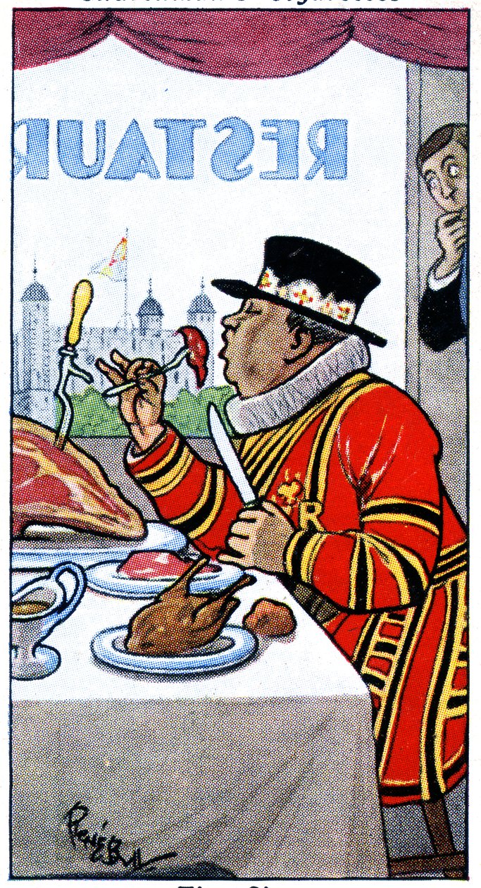 Beefeater, 1936 autorstwa René Bull