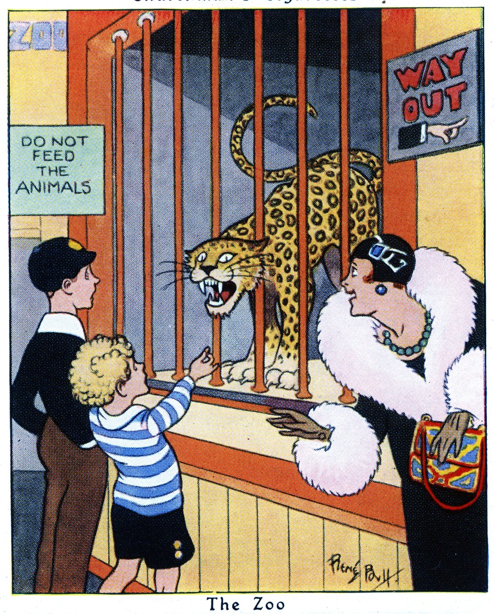 Zoo, 1936 autorstwa René Bull
