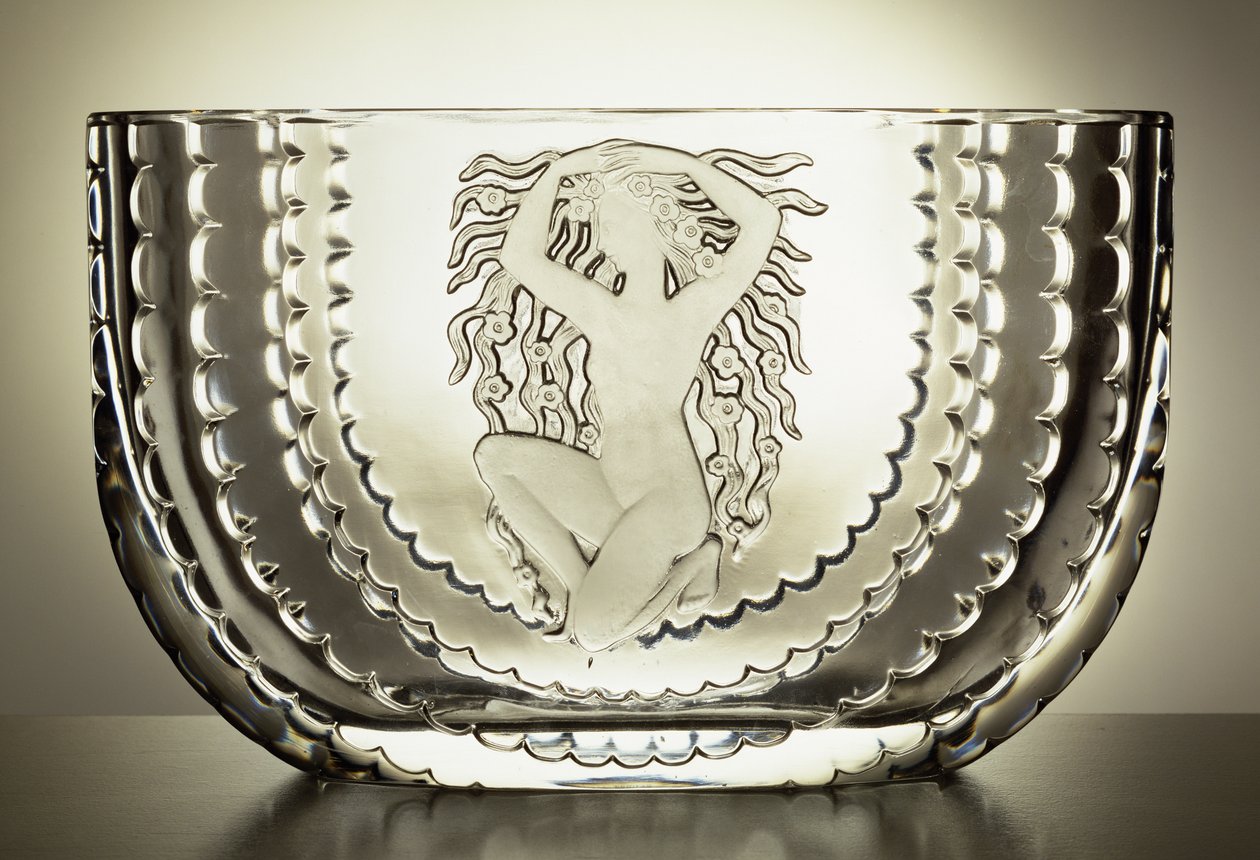 Wazon Flora, 1937 (przezroczyste szkło) autorstwa Rene Jules Lalique