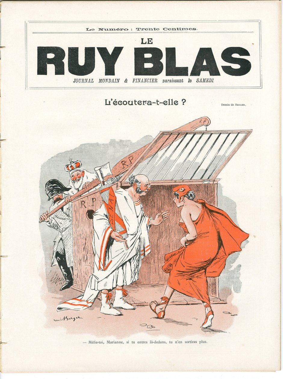 Okładka "The Ruy Blas" autorstwa Rene Berger