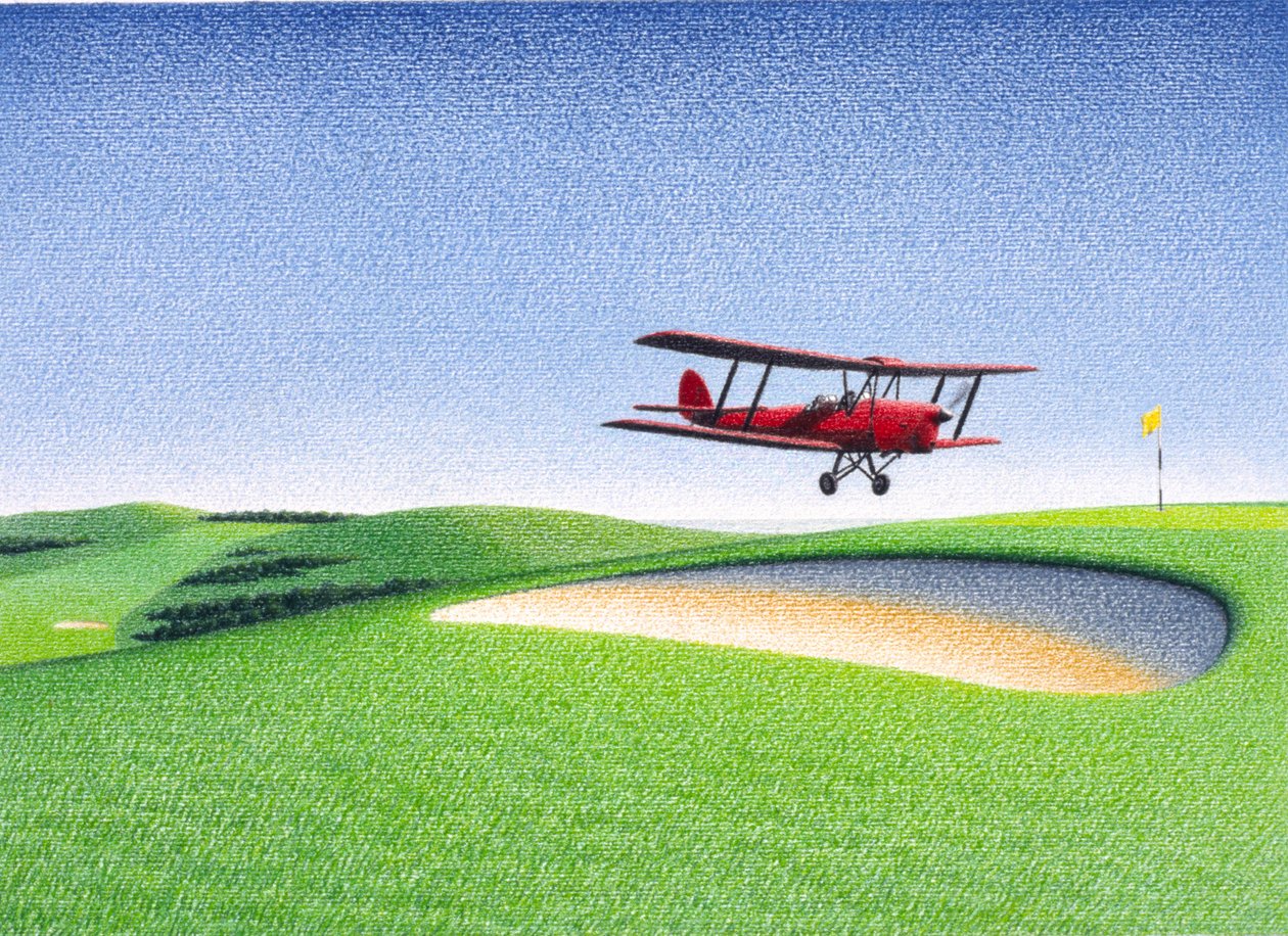 Runway, 2000, Rysunek ołówkiem na papierze autorstwa Rene Boin