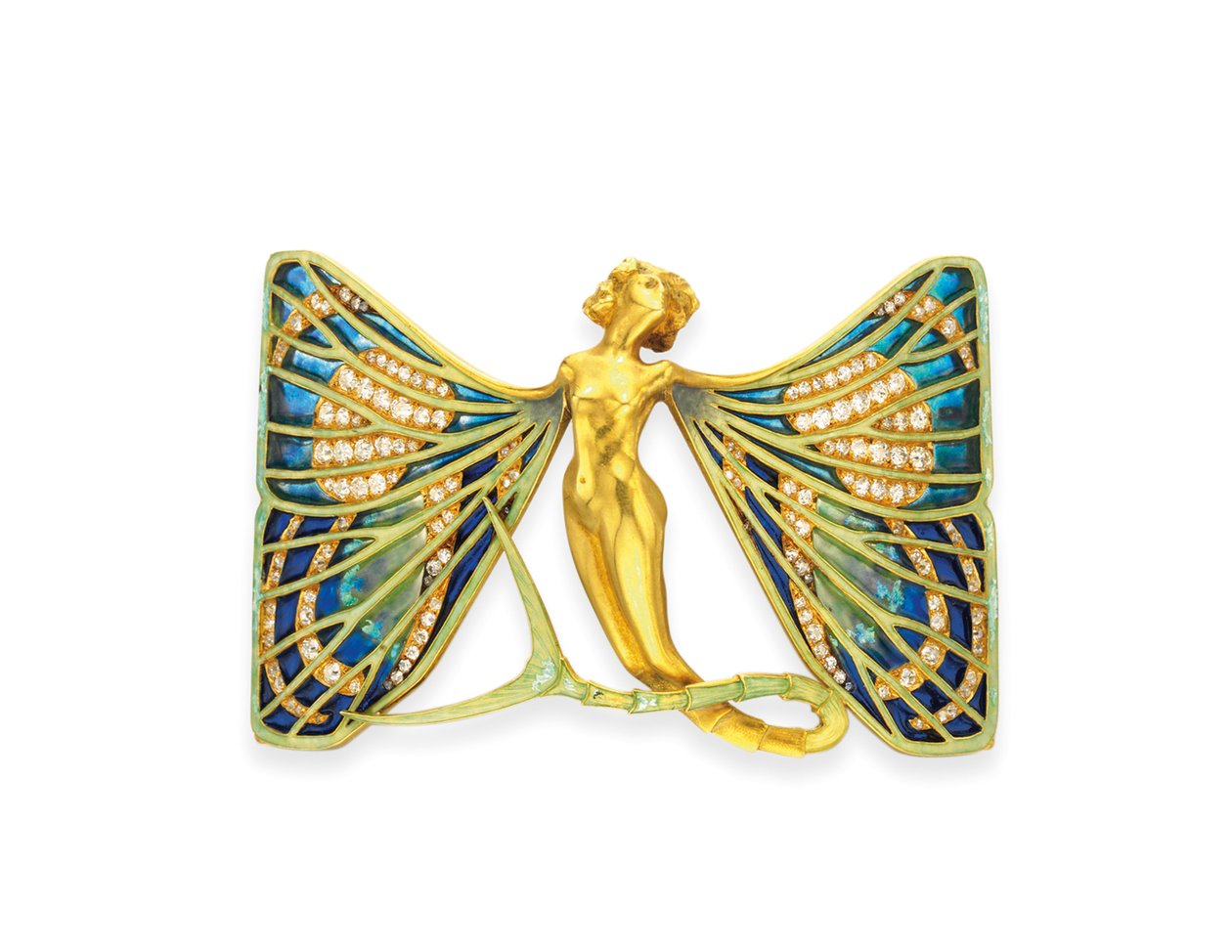 Secesyjna obroża dla psa "Sylph", ok. 1900 autorstwa Rene Jules Lalique