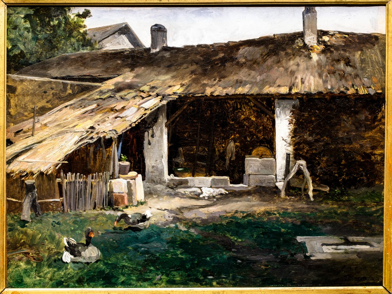 Podwórze autorstwa Rene Princeteau