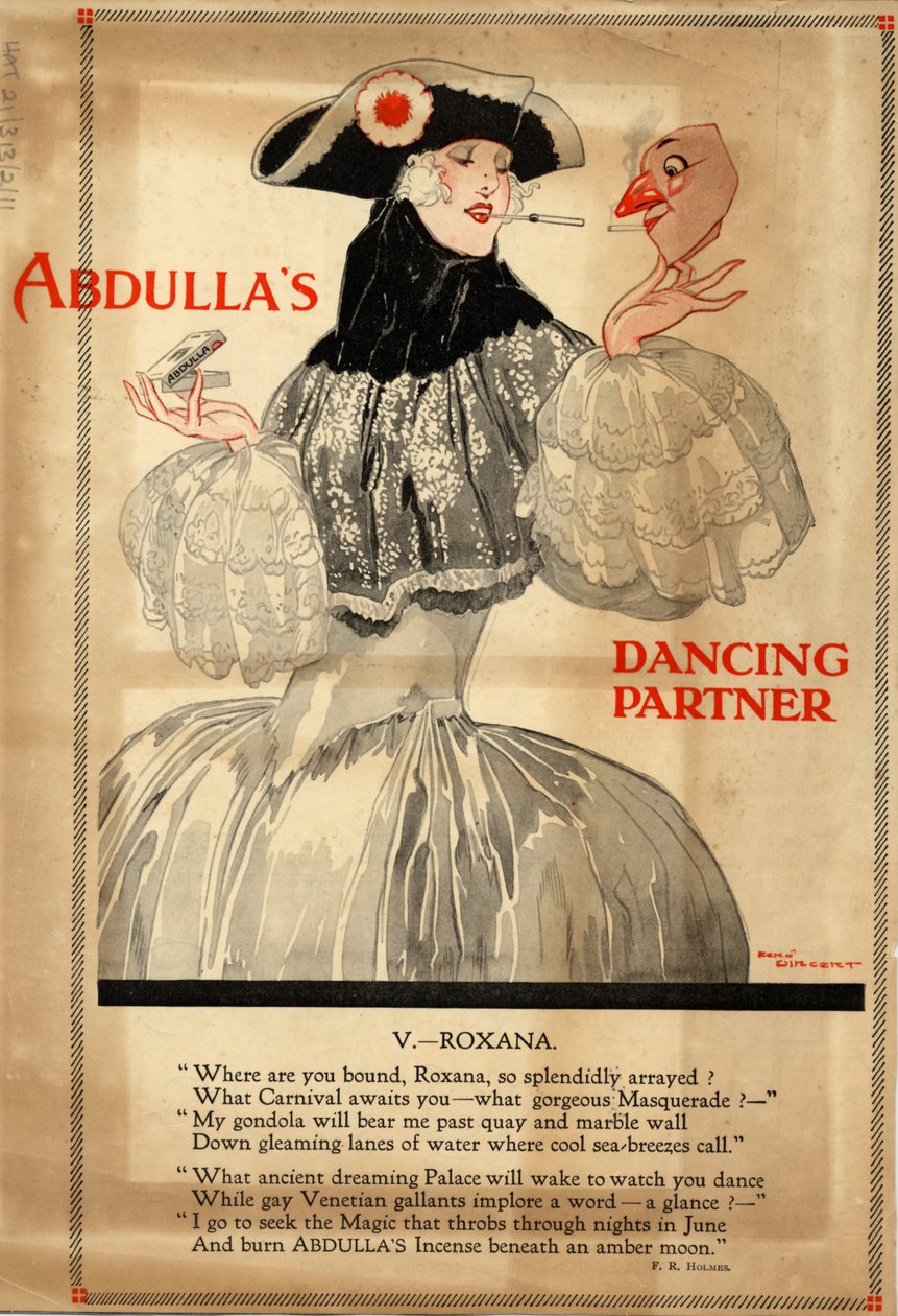 Papierosy Abdulli, lata 20. autorstwa Rene Vincent