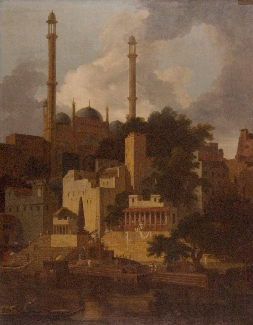 Meczet Aurangzeba autorstwa Rev. Edward Thomas Daniell