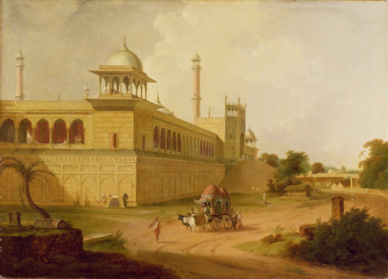 Jami Masjid, Delhi, 1811 autorstwa Rev. Edward Thomas Daniell