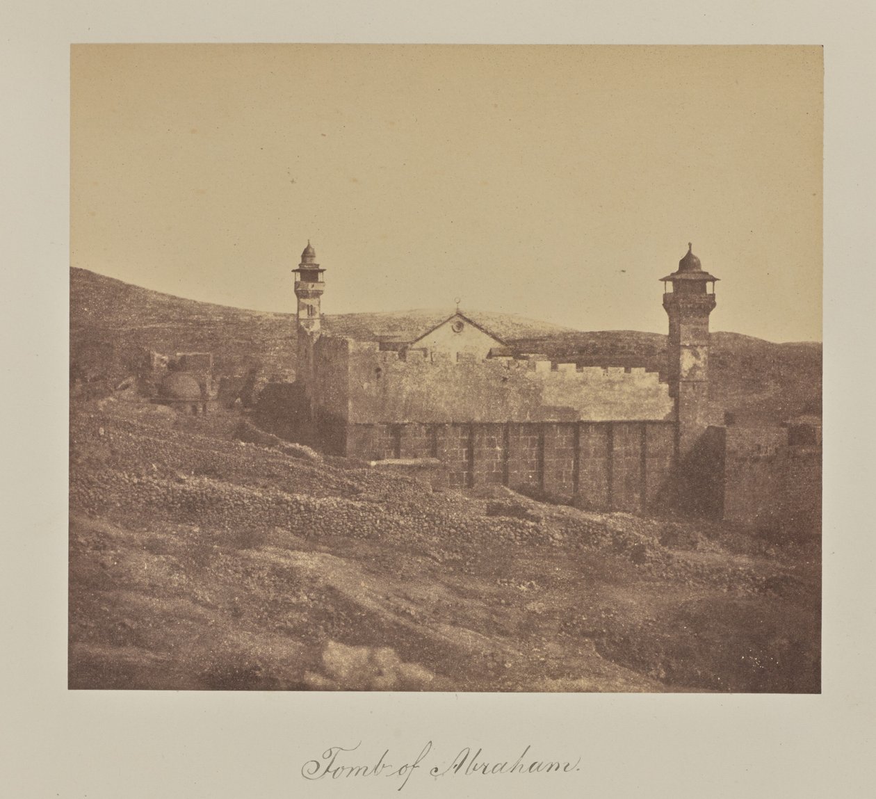 Grobowiec Abrahama. autorstwa Reverend George Wilson Bridges