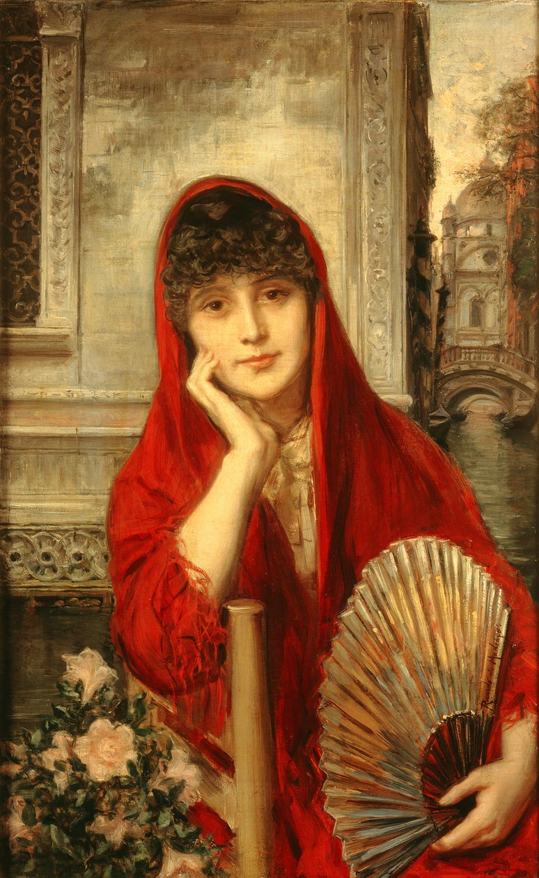 Weneckie piękno autorstwa Ricardo de Madrazo y Garreta