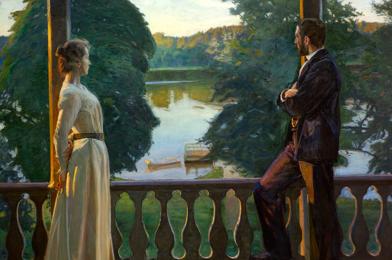 Nordycki wieczór letni autorstwa Richard Bergh
