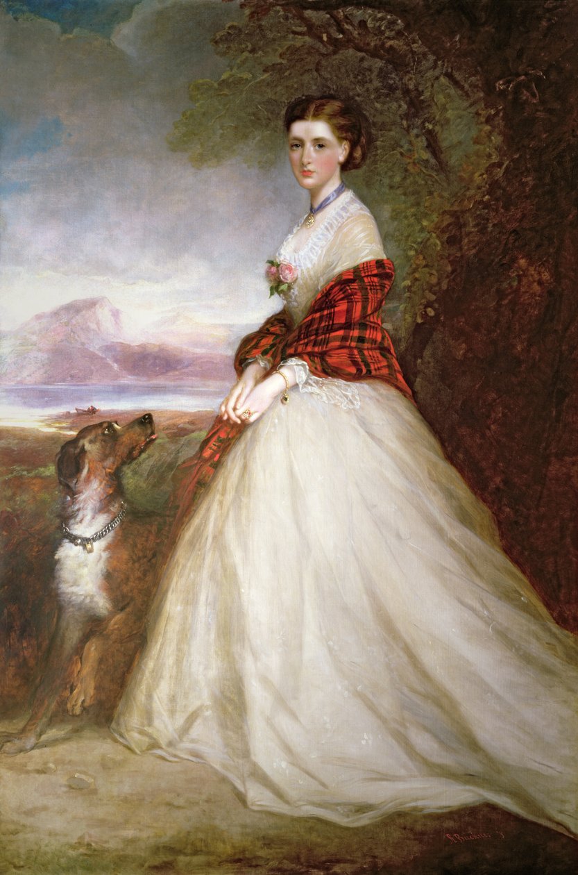 Portret Gertrudy, hrabiny Dunmore autorstwa Richard Buckner