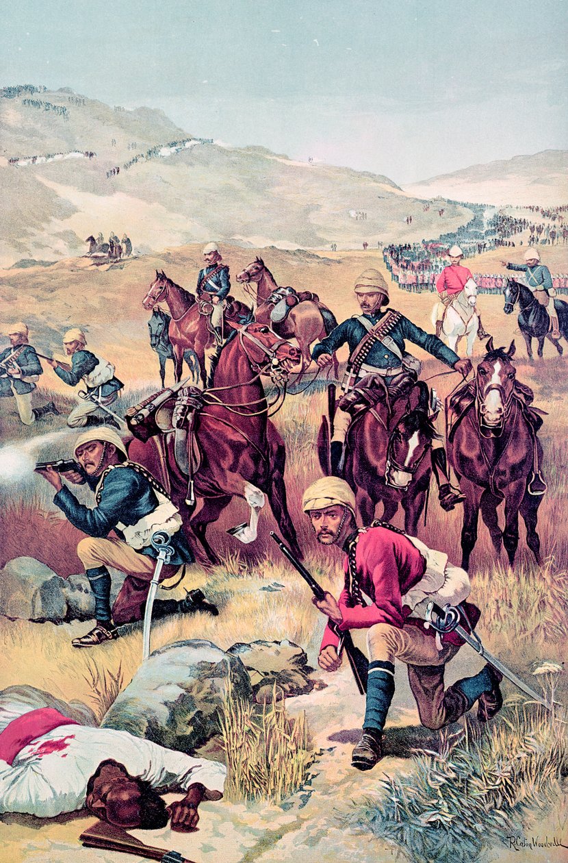 په سوډان کې وروستی ډزې، د لندن له خبرونو څخه، د جون په 20، 1885 پولی autorstwa Richard Caton Woodville