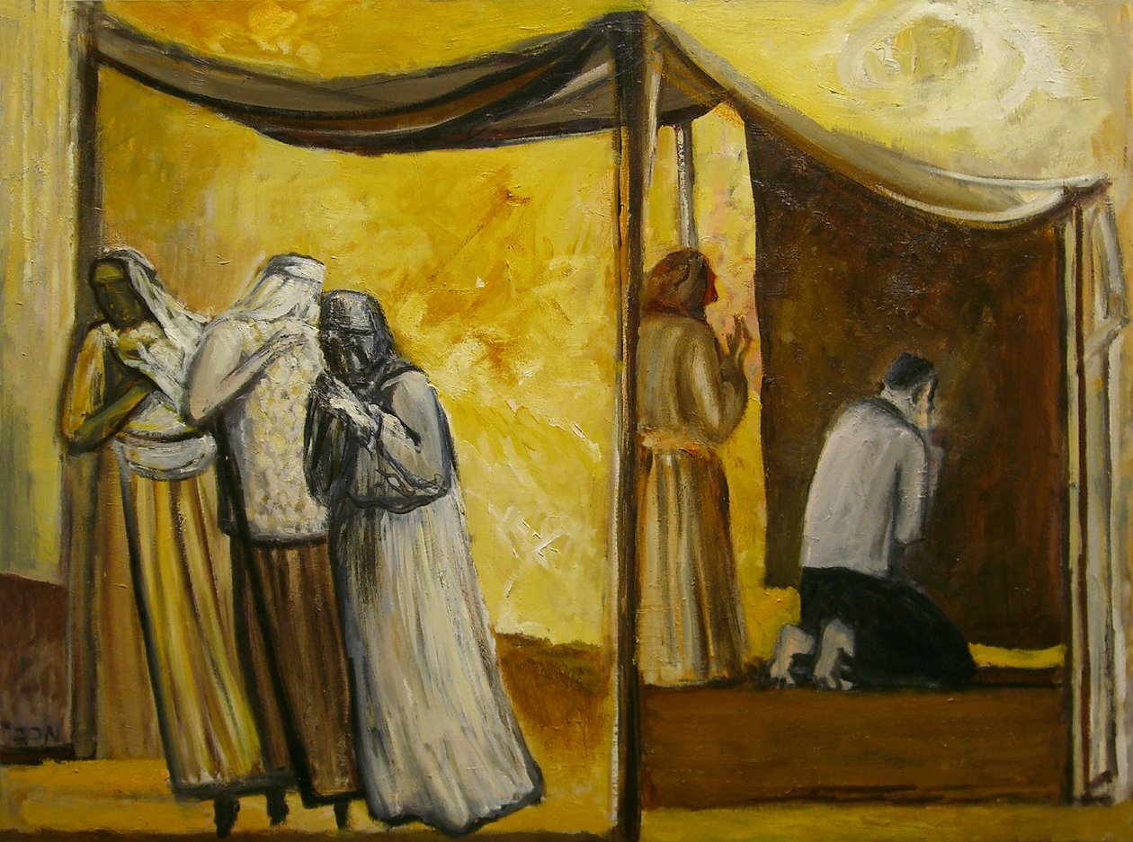 Modlitwa Abrahama autorstwa Richard Contemporary Artist Mcbee