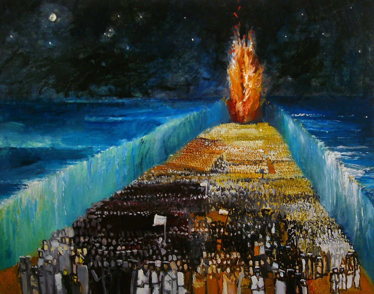 Exodus, 1999 autorstwa Richard Contemporary Artist Mcbee