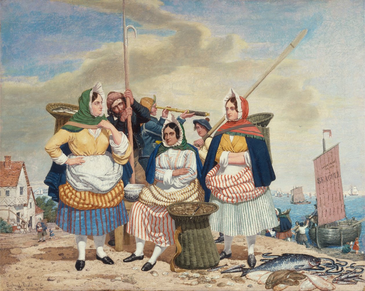 Targ rybny nad morzem autorstwa Richard Dadd