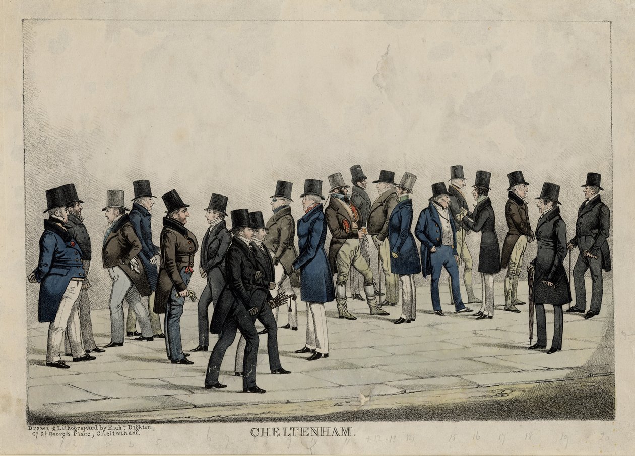 Cheltenham, ok. 1840 autorstwa Richard Dighton