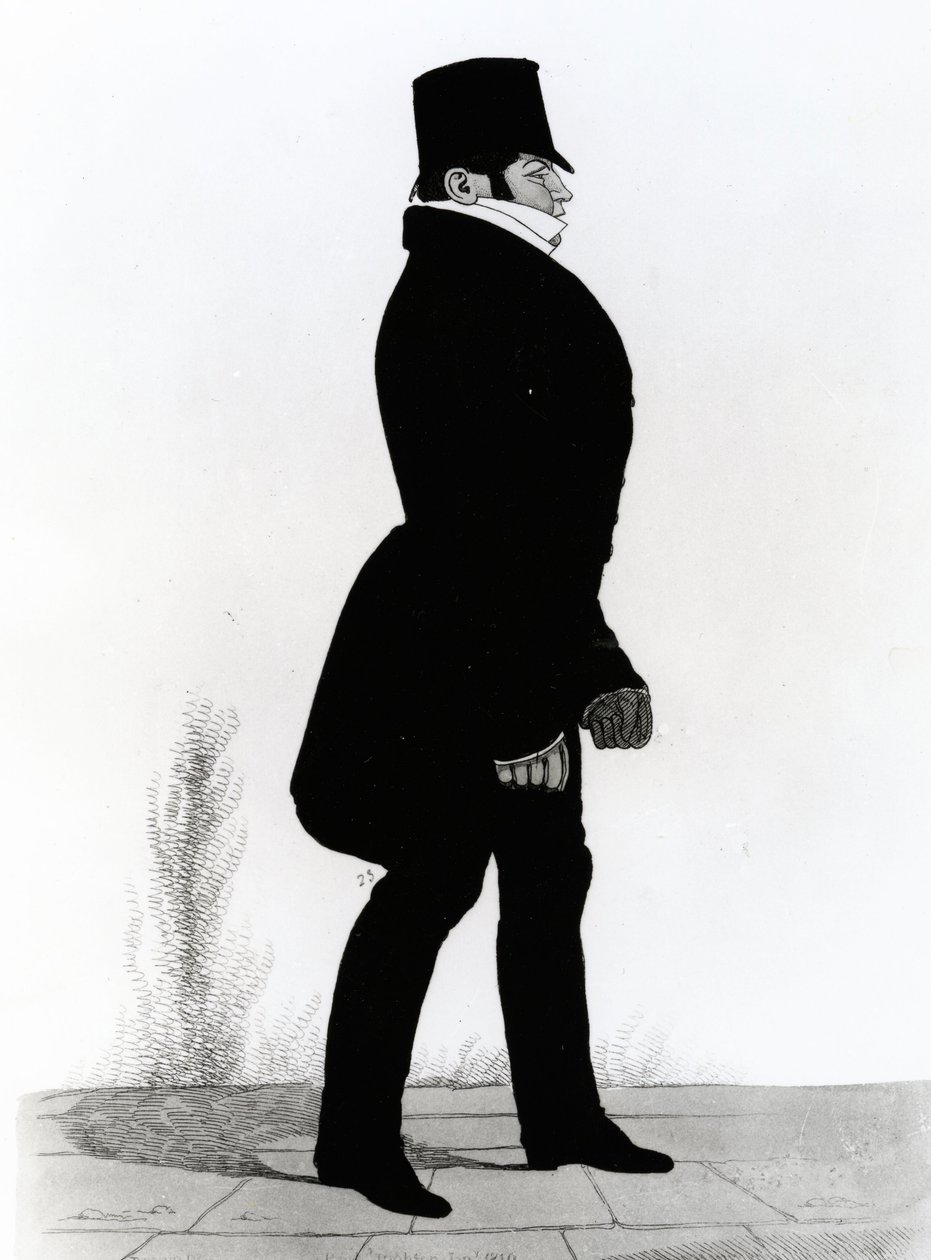 William Arden, 2. baron Alvanley „Idąc do białych” autorstwa Richard Dighton