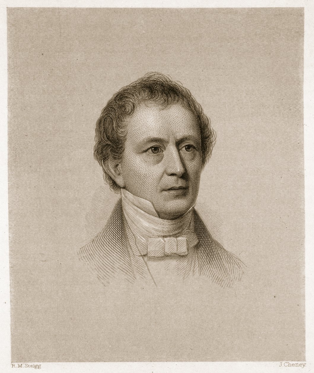 Edward Everett, grawerowane przez Johna Cheneya (1801-1885) autorstwa Richard Morrell Staigg