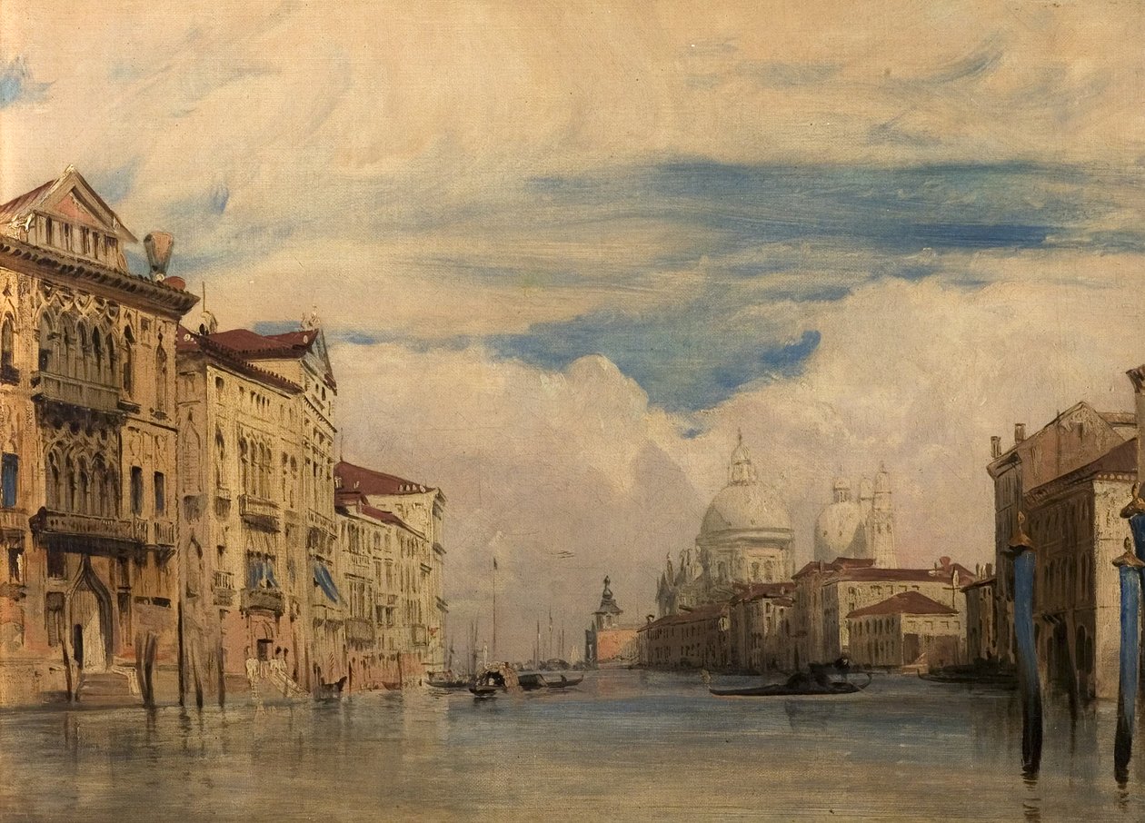 Canal Grande, Wenecja, Włochy, 1826-27 autorstwa Richard Parkes Bonington