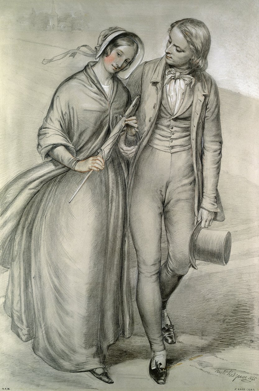 Poranek weselny - wyjazd, ok. 1846 r. autorstwa Richard Redgrave