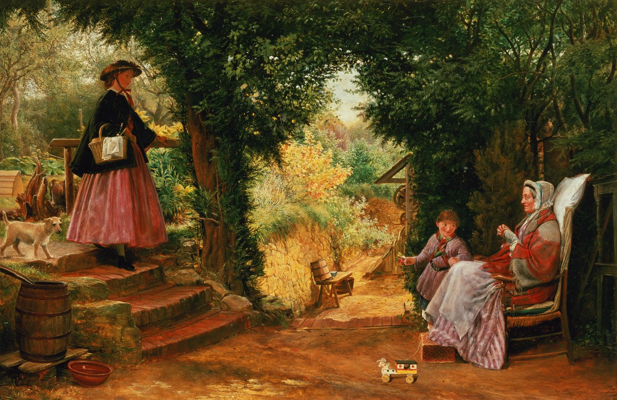 Młoda Dama Obfita (olej) autorstwa Richard Redgrave