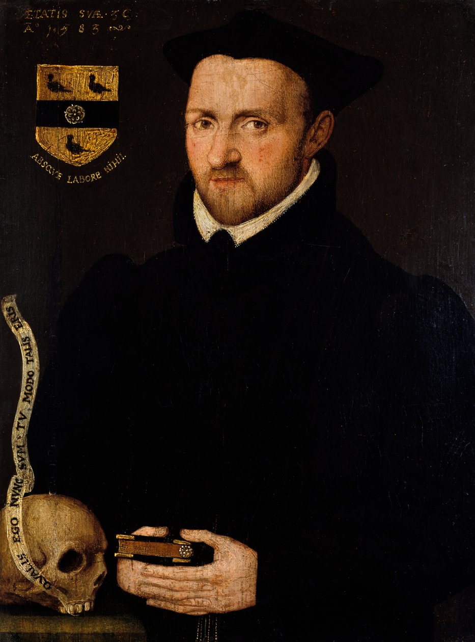 Portret Ralpha Lumleya, 1583 autorstwa Richard Stevens