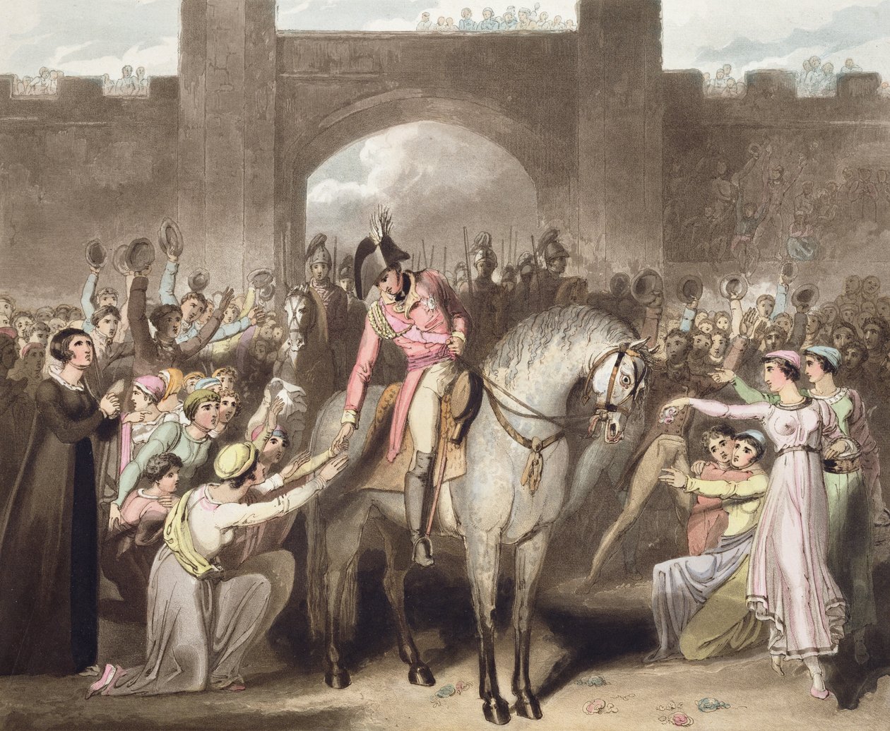 Tuluza, 10 kwietnia 1814, z „Zwycięstwa księcia Wellington”, sztych. T. Fielding, wyd. 1819 autorstwa Richard Westall