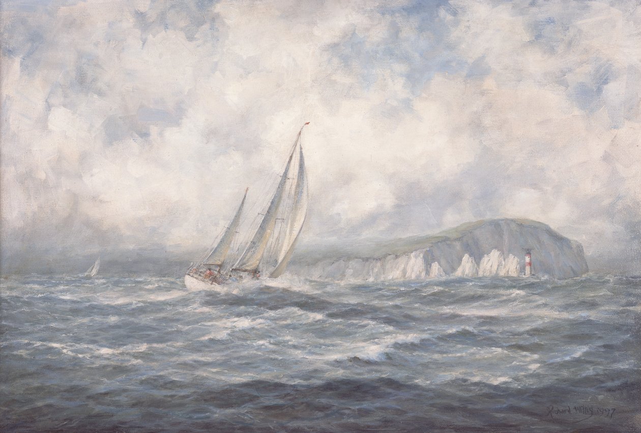 Off the Needles, Isle of Wight, 1997 autorstwa Richard Willis