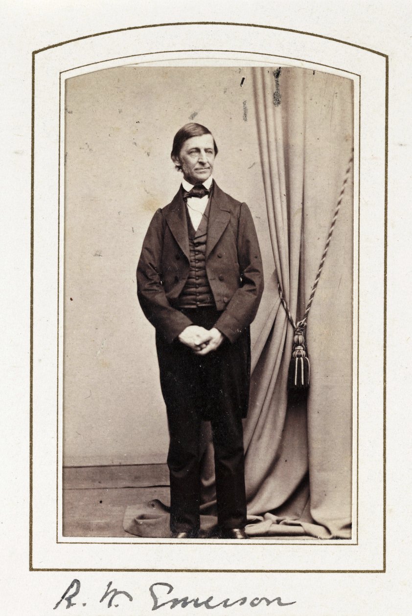 RW Emerson”, ok. 1860 r autorstwa John Pardon