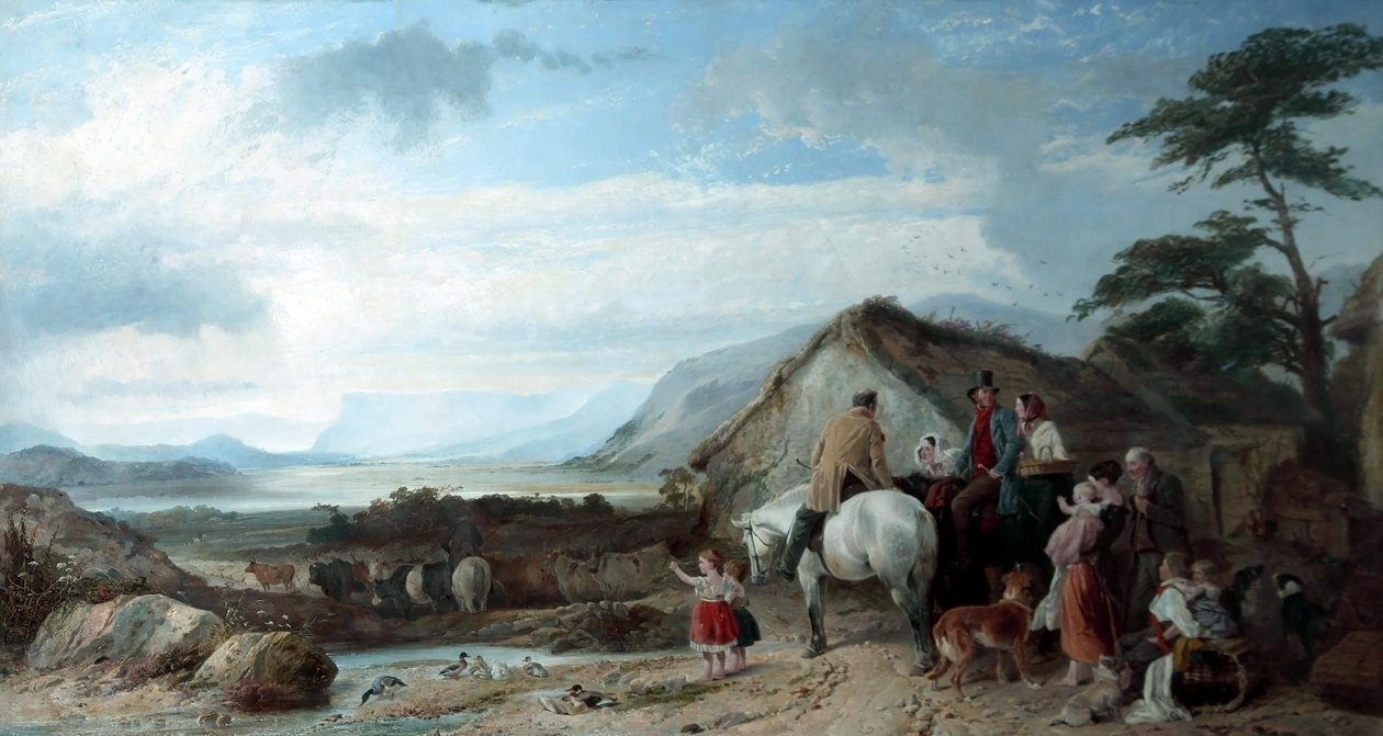 Zatrzymanie Poganiacza, 1846 r. autorstwa Richard Ansdell
