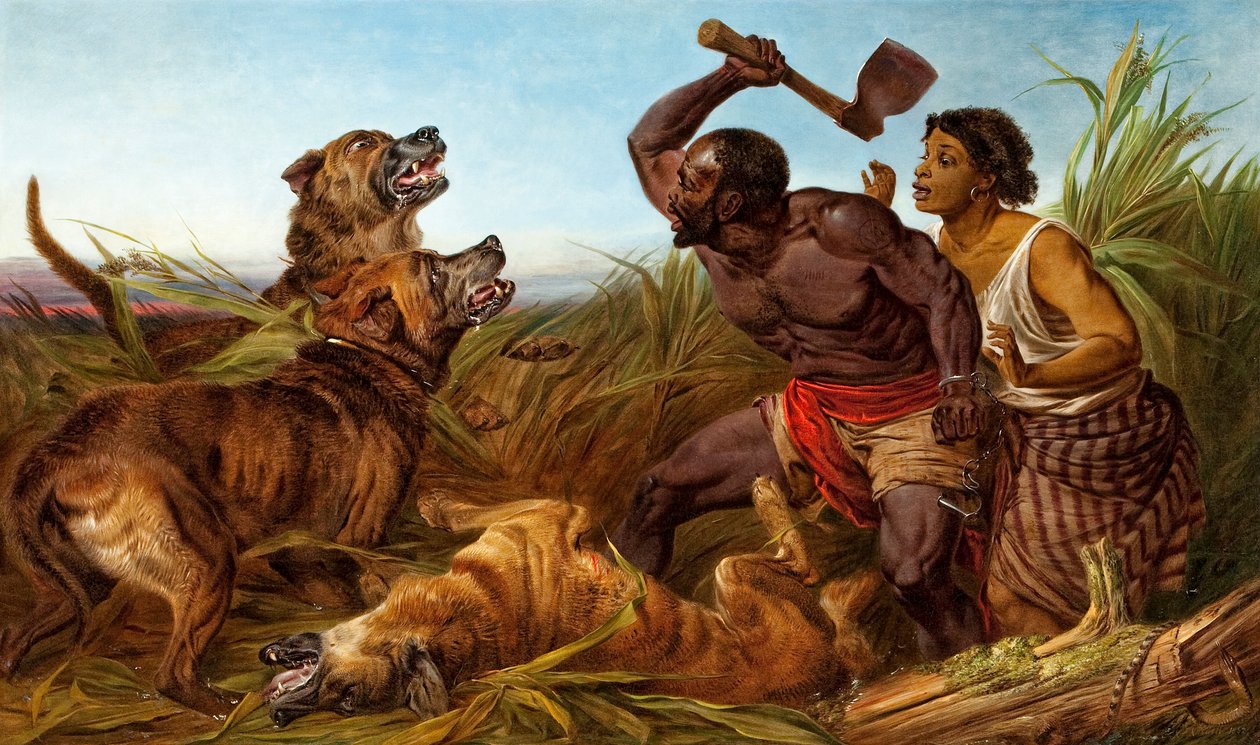 Polowanie na niewolników, 1862. autorstwa Richard Ansdell