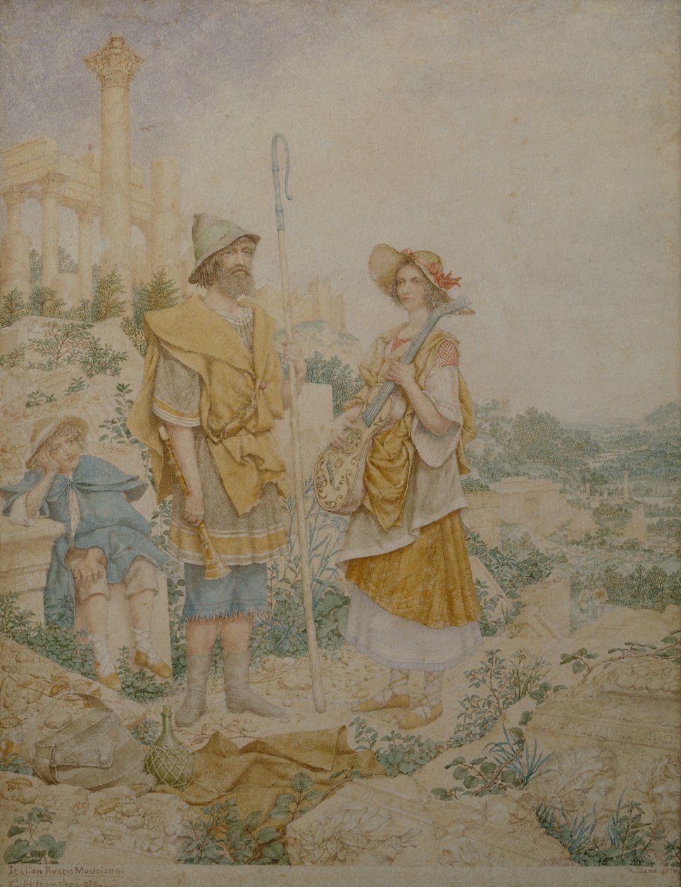 Włoscy muzycy rustykalni autorstwa Richard Dadd