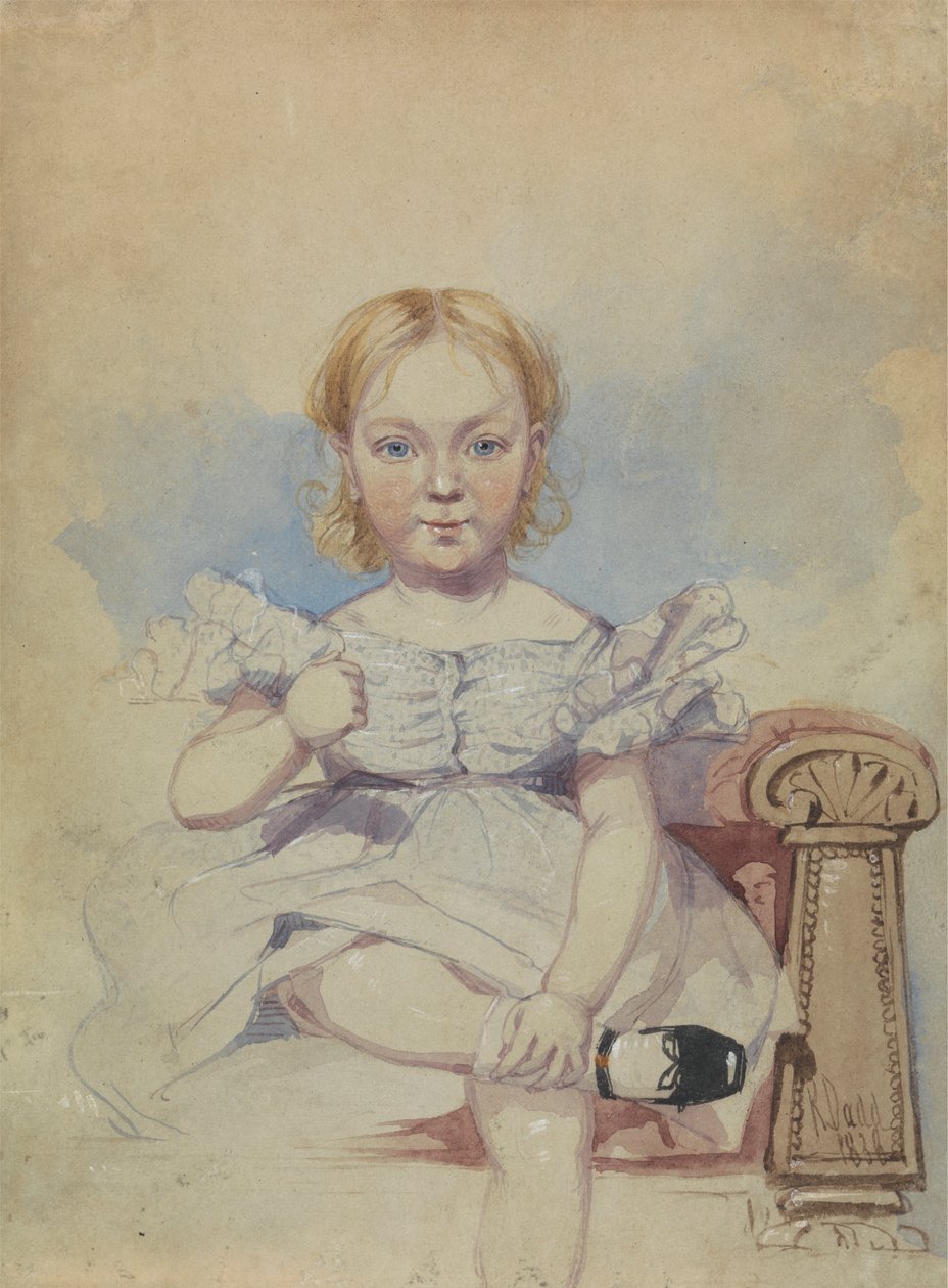 Portret dziewczynki autorstwa Richard Dadd