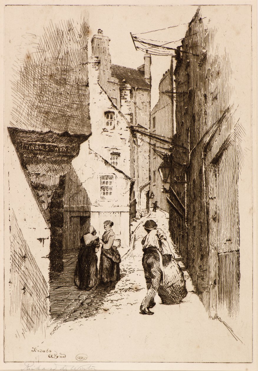 Wynd Tindala (akwaforta) autorstwa Richard Davidson Winter