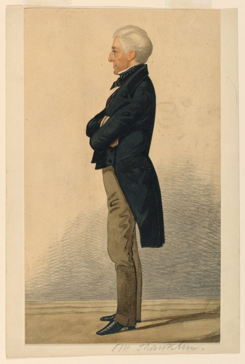Portret pana Franklina autorstwa Richard Dighton