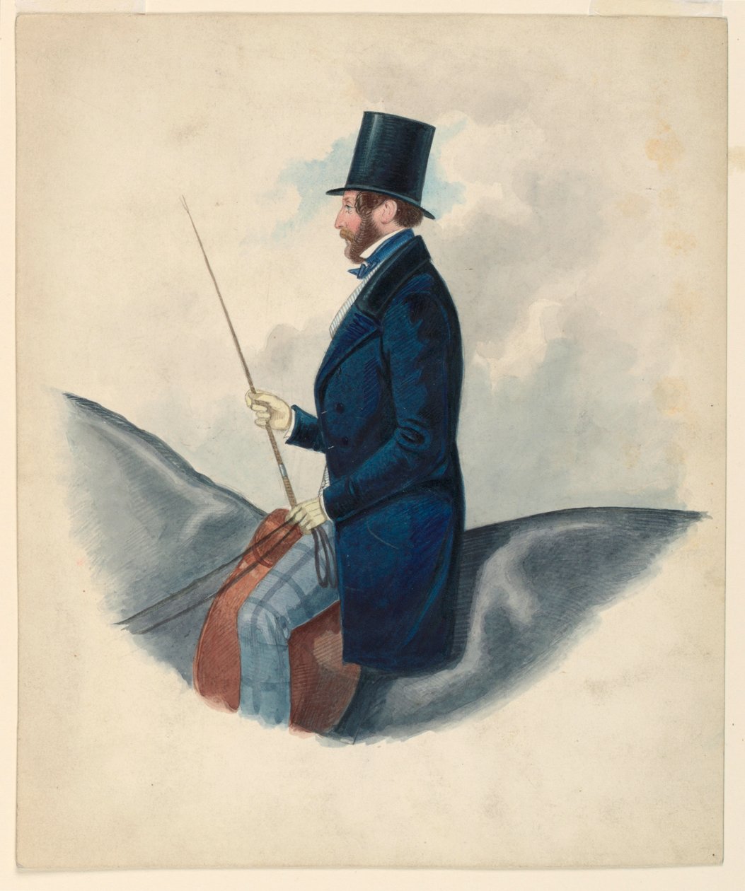 Portret niezidentyfikowanego mężczyzny autorstwa Richard Dighton