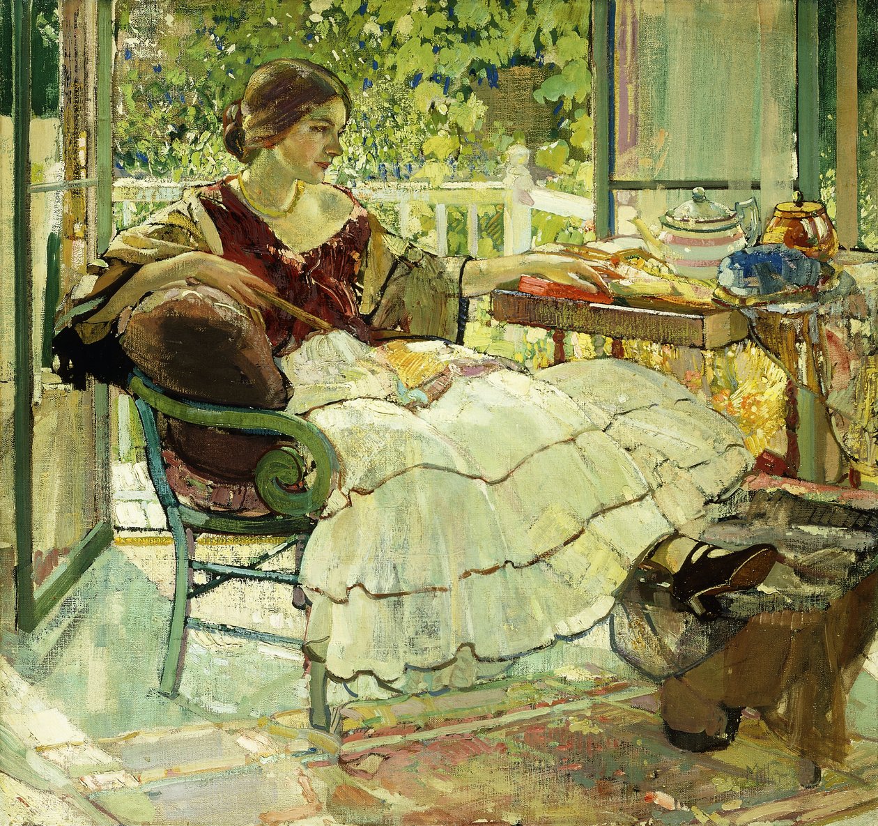 Popołudniowa herbata autorstwa Richard Emil Miller