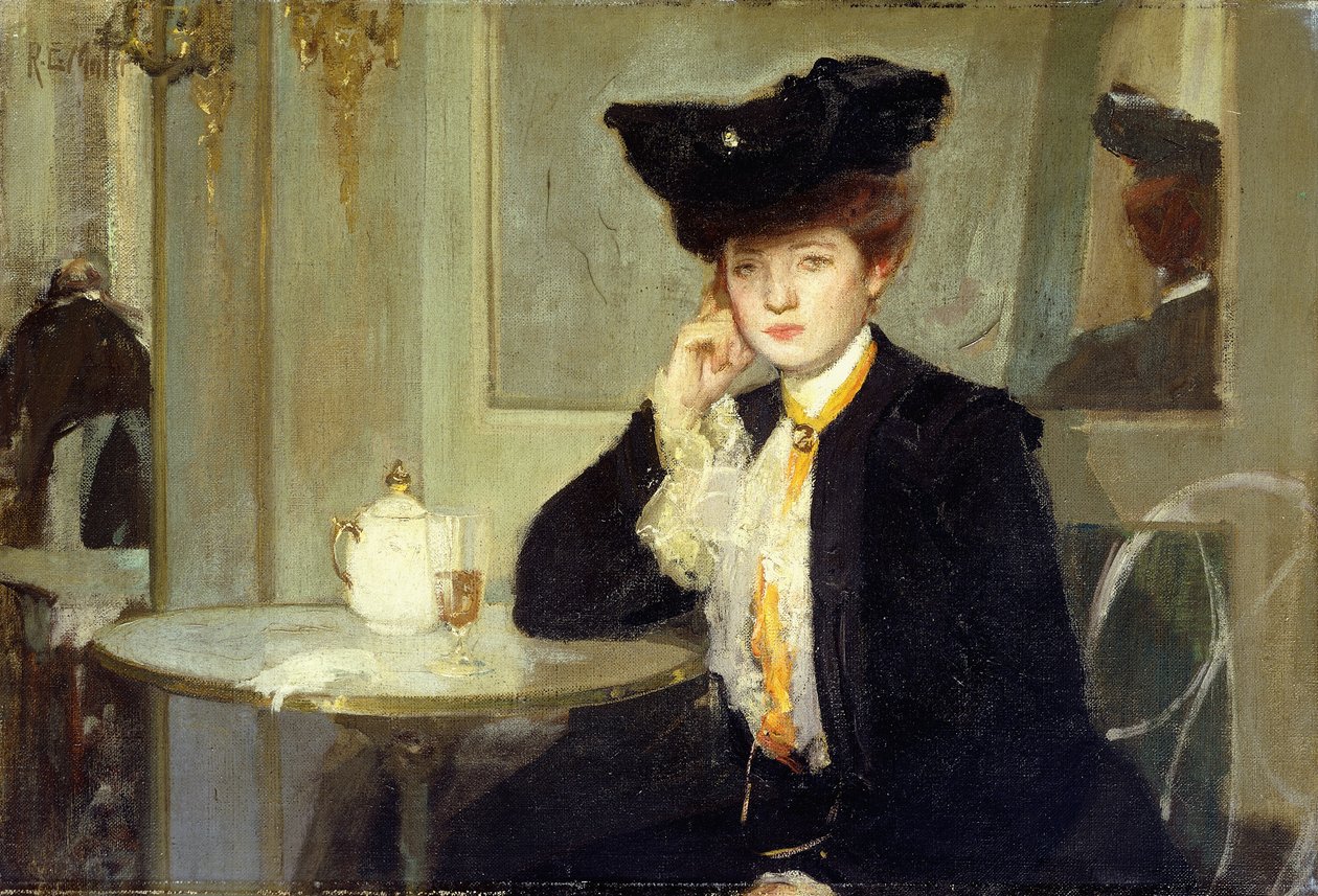 Towarzystwo Kawiarni autorstwa Richard Emil Miller