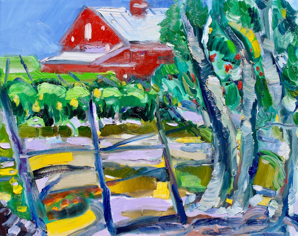 Eukaliptus i Winnica, Napa, 2019 autorstwa Richard Fox
