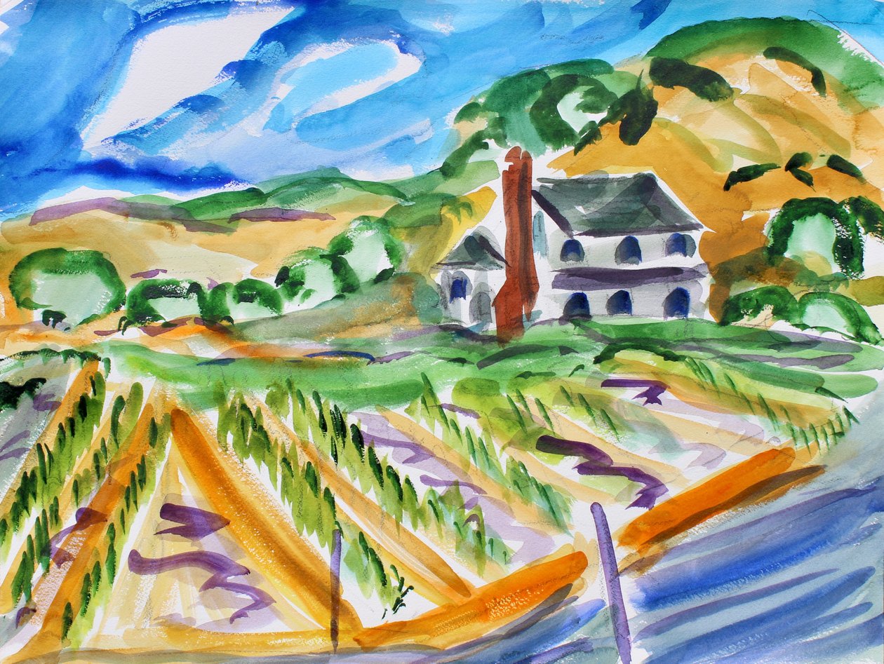 Dom przy Dealy Lane, Napa, 2018 autorstwa Richard Fox