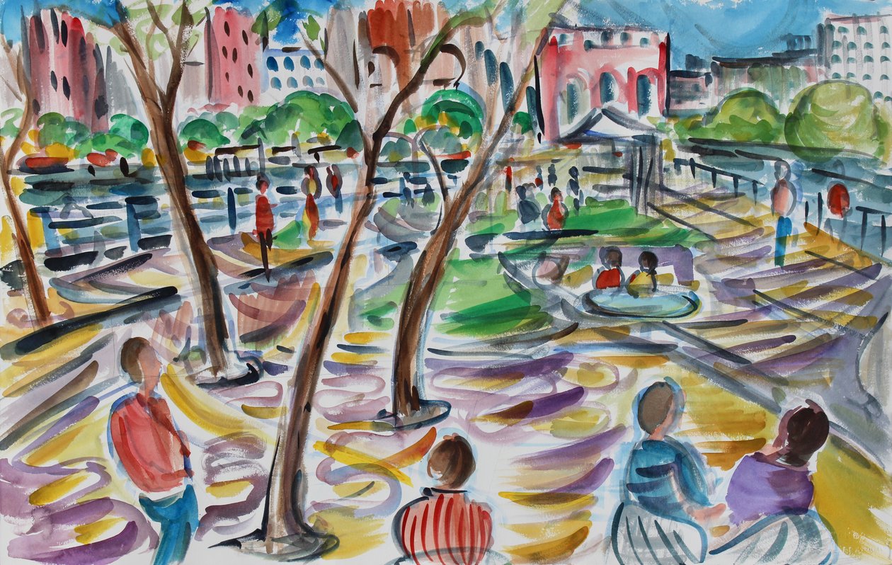 Park nad rzeką Hudson, 2013 r. autorstwa Richard Fox
