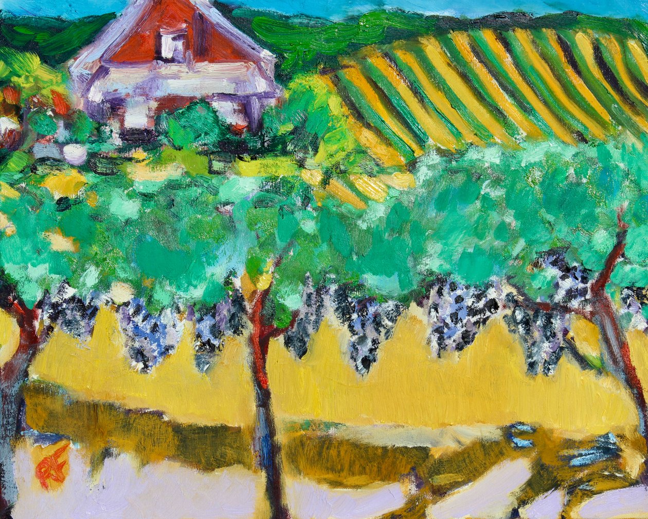 Winogrona Merlot, Napa, 2017 autorstwa Richard Fox