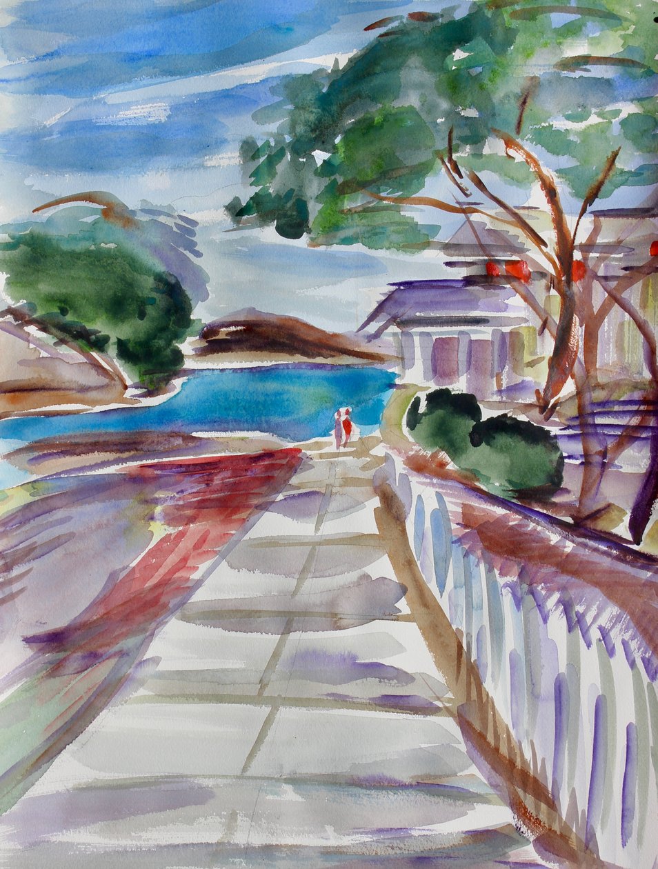Droga do ujścia, Benicia, 2017 autorstwa Richard Fox