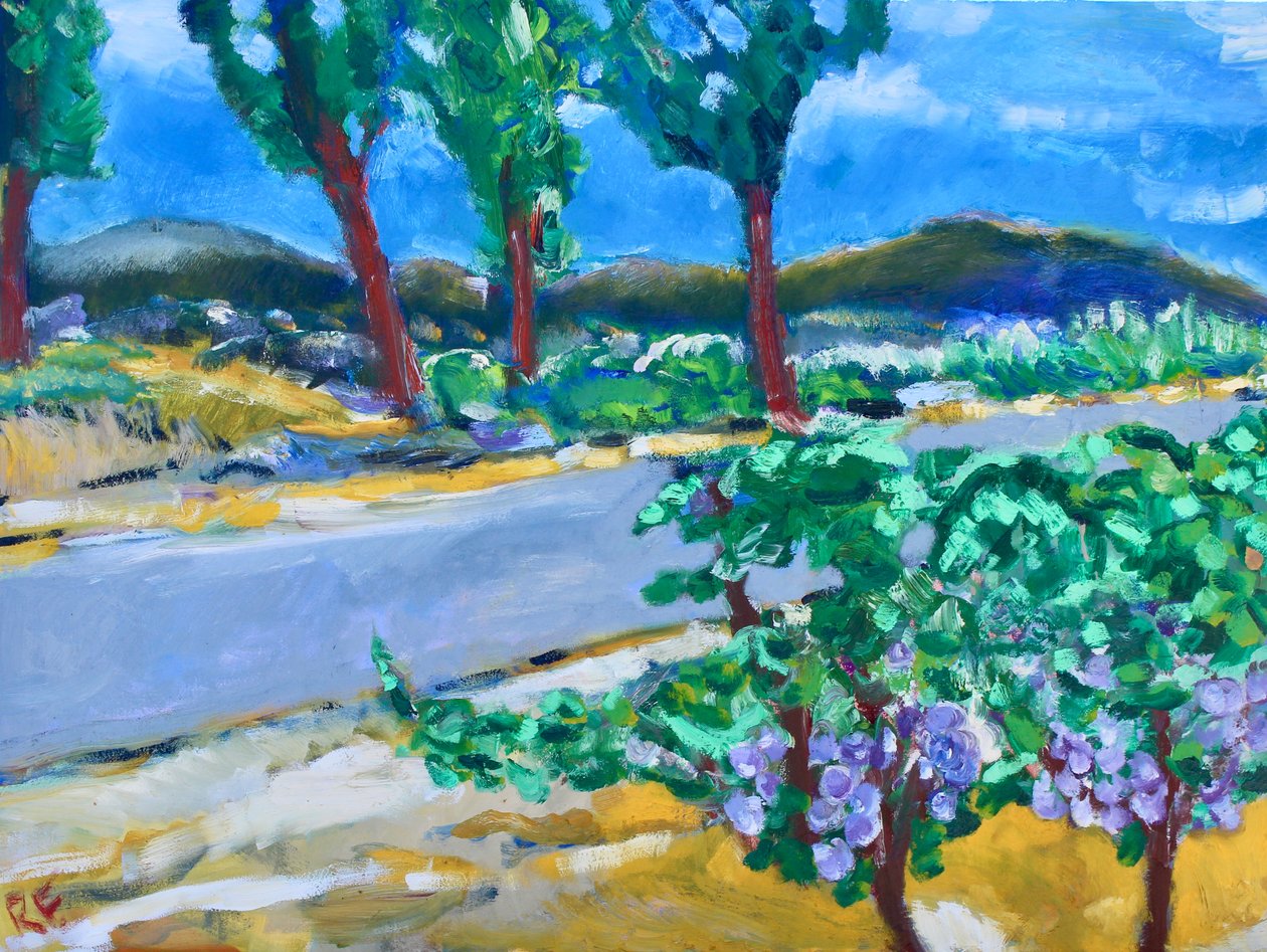 Winnica przydrożna, Napa, 2017 autorstwa Richard Fox