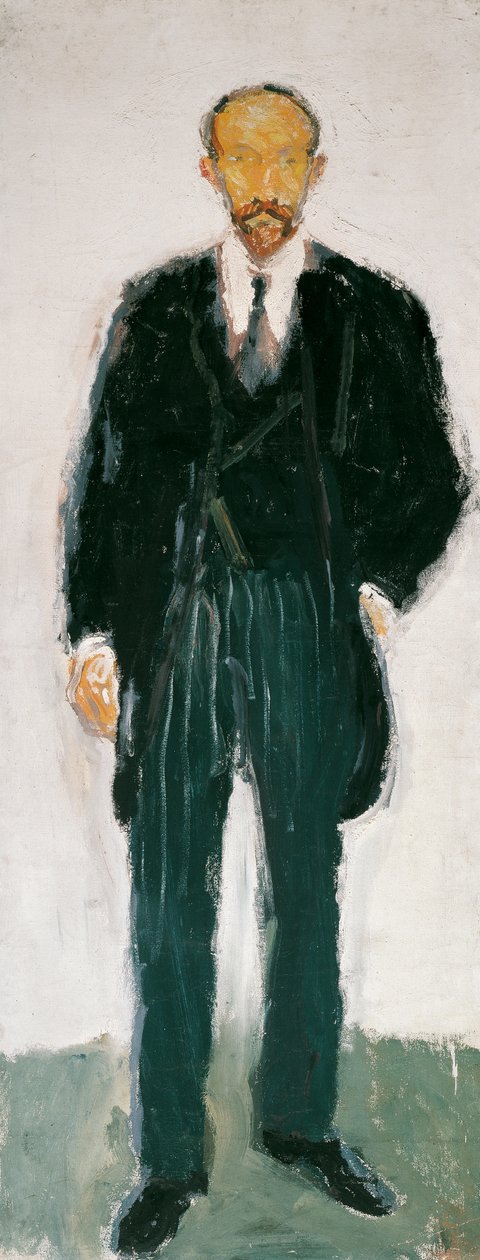 Profesor Ernst Diez, przed 1907 r. autorstwa Richard Gerstl